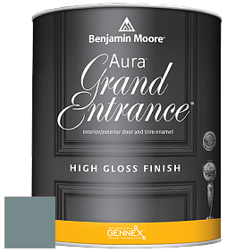 Benjamin Moore Aura 148 Grand Entrance High Gloss эмаль цвет 2136-40 Aegean Teal