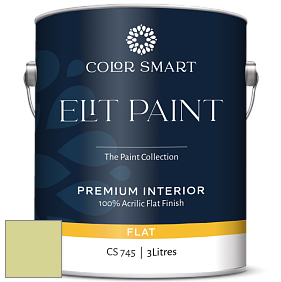 COLOR SMART CS 745 ELIT PAINT глубокоматовая моющаяся краска цвет NCS S 1030-G60Y 
