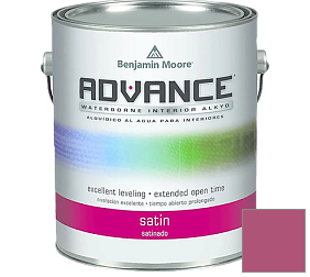 Краска Benjamin Moore 792. Advance Interior Paint-Satin эмаль цвет 2078-30 Royal Fuchsia