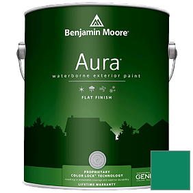 Краска Aura Waterborne Exterior Flat Finish (629) цвет 2045-20 Lawn Green