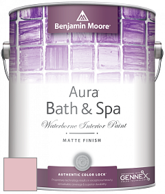 Benjamin Moore Aura 532 Bath & Spa Waterborne Interior Paint Matte Finish краска цвет NCS S 1020-R10B 