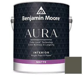 Краска Benjamin Moore Aura Interior Paint - Matte (522) цвет 2141-10 Artichoke