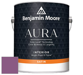 Benjamin Moore Aura 526 Waterborne Interior Satin Finish покрытие цвет RAL 4001 