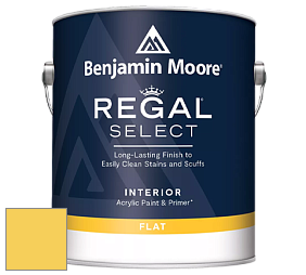 Benjamin Moore 547 Regal Select Waterborne Interior Flat Finish краска цвет 362 St. Elmo's Fire