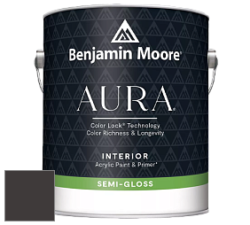 Benjamin Moore Aura 528 Waterborne Interior Semi-gloss Finish краска цвет RAL 8019 