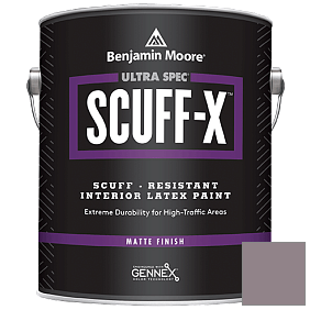 Краска Benjamin Moore 484 Ultra Spec SCUFF-X Interior Matte Finish краска цвет 1448 Frozen in Time