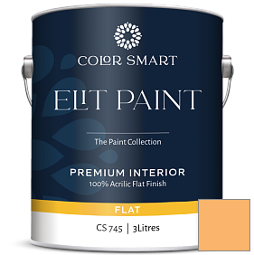 Краска COLOR SMART CS 745 ELIT PAINT глубокоматовая моющаяся краска цвет 145 Honeybell