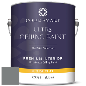 COLOR SMART CS 758 ULTRA CEILING PAINT ультраматовая краска цвет NCS S 5502-B50G 
