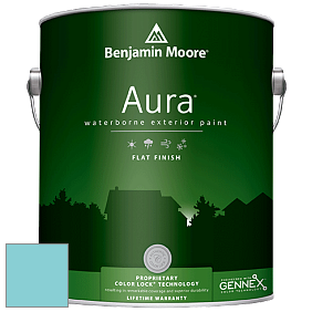 Benjamin Moore Aura 629 Waterborne Exterior Flat Finish краска цвет 2056-50 Baby Boy Blue