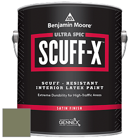 Benjamin Moore 486 Ultra Spec SCUFF-X Interior Satin Finish краска цвет NCS S 5020-G50Y 