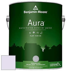 Benjamin Moore Aura 629 Waterborne Exterior Flat Finish краска цвет 2071-70 Misty Lilac
