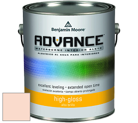 Benjamin Moore 794 Advance Interior Paint-High Gloss глянцевая алкидная эмаль цвет 2014-60 Whispering Peach