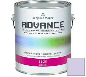Краска Benjamin Moore 792. Advance Interior Paint-Satin эмаль цвет 2071-60 Lily Lavender