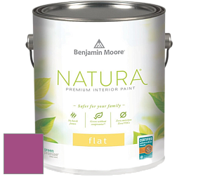 Benjamin Moore 512 Natura Interior Flat Finish матовая краска цвет 2076-30 Crushed Berries