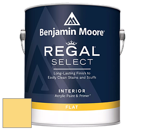 Benjamin Moore 547 Regal Select Waterborne Interior Flat Finish краска цвет 340 Lightning Bug