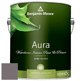 Benjamin Moore Aura 528 Waterborne Interior Semi-gloss Finish краска цвет AF-640 