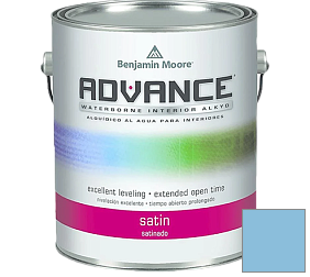 Краска Benjamin Moore 792. Advance Interior Paint-Satin эмаль цвет 2063-50 Blue Marguerite