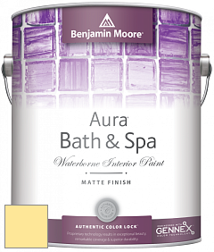 Benjamin Moore Aura 532 Bath & Spa Waterborne Interior Paint Matte Finish краска цвет 2022-50 Sundance