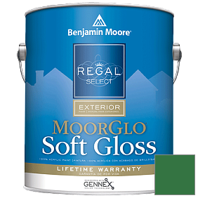 Краска Regal Select Exterior Paint-Moor GloSoft Gloss Finish (W096) цвет 2037-10 Amazon Moss