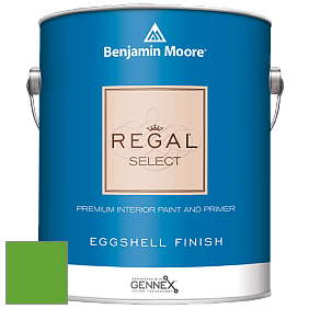 Benjamin Moore 549 Regal Select Waterborne Interior Eggshell Finish краска цвет 2032-20 Traffic Light Green