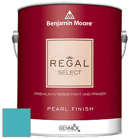Benjamin Moore 550 Regal Select Waterborne Interior Pearl Finish краска цвет 760 Baltimore Sky