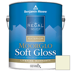 Краска Regal Select Exterior Paint-Moor GloSoft Gloss Finish (W096) цвет OC-115 Cream Silk