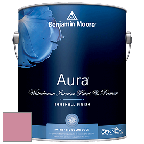 Benjamin Moore Aura 524 Waterborne Interior Eggshell Finish краска цвет 2081-40 Pink Blossom