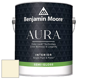 Benjamin Moore Aura 528 Waterborne Interior Semi-gloss Finish краска цвет 2023-70 CrÃ¨me Fraiche