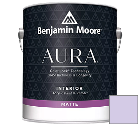 Краска Benjamin Moore Aura Interior Paint - Matte (522) цвет 2071-60 Lily Lavender