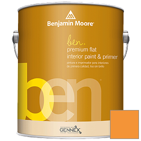 Краска Ben Premium Interior Latex Flat (W625) цвет 2017-30 Tangelo