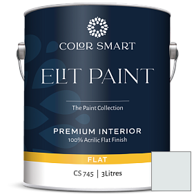 Краска COLOR SMART CS 745 ELIT PAINT глубокоматовая моющаяся краска цвет 2128-70 Lily White
