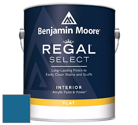 Benjamin Moore 547 Regal Select Waterborne Interior Flat Finish краска цвет NCS S 4050-R90B 