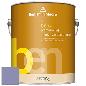 Benjamin Moore Ben W625 Premium Interior Latex Flat краска цвет NCS S 3030-R60B 