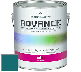 Benjamin Moore 792 Advance Interior Paint-Satin эмаль цвет 2055-20 Pacific Ocean Blue