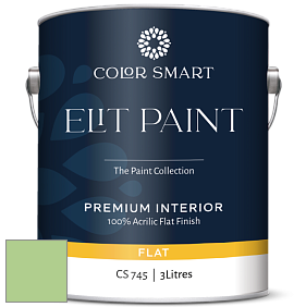 COLOR SMART CS 745 ELIT PAINT глубокоматовая моющаяся краска цвет NCS S 1040-G30Y 