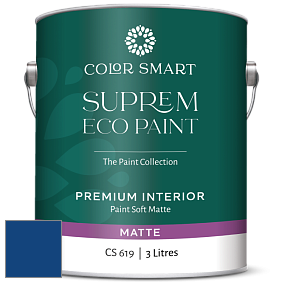 COLOR SMART CS 619 SUPREM ECO PAINT матовая краска цвет RAL 5010 