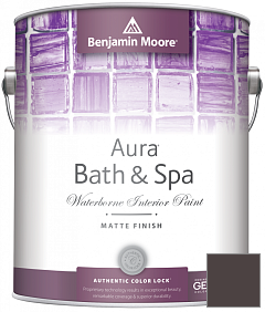 Краска Benjamin Moore Aura Bath & Spa Interior Paint Matte Finish (532) цвет AF-180 