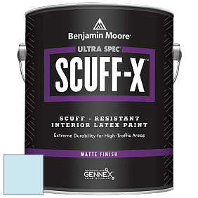 Benjamin Moore 484 Ultra Spec SCUFF-X Interior Matte Finish краска цвет 2066-70 Light Blue
