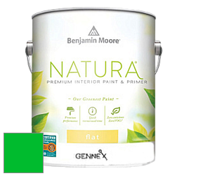Benjamin Moore 514 Natura Interior Semi-Gloss Finish краска цвет RAL 6038 