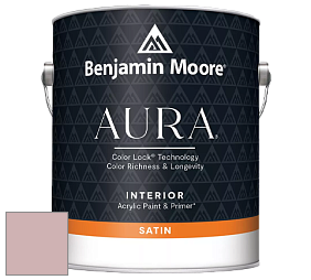 Benjamin Moore Aura 526 Waterborne Interior Satin Finish покрытие цвет 1263 Victoriana