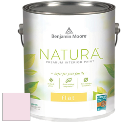 Benjamin Moore 512 Natura Interior Flat Finish матовая краска цвет 2086-70 50's Pink