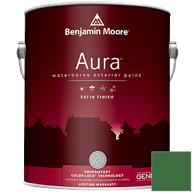 Краска Aura Waterborne Exterior Satin Finish (631) цвет 2035-10 Seaweed