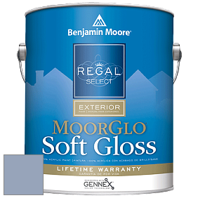 Benjamin Moore W096 Regal Select Exterior Paint-Moor GloSoft Gloss Finish краска цвет 1425 Dreamy