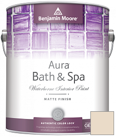 Краска Benjamin Moore Aura Bath & Spa Interior Paint Matte Finish (532) цвет 1093 French White