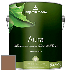 Benjamin Moore Aura 528 Waterborne Interior Semi-gloss Finish краска цвет 2163-30 Penny