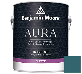 Краска Benjamin Moore Aura Interior Paint - Matte (522) цвет 728 Bermuda Turquoise