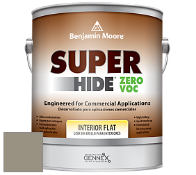 Benjamin Moore 355 Super Hide Zero Voc Interior Flat краска цвет HC-107 BM HC-107