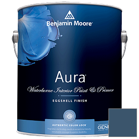 Краска Aura Waterborne Interior Eggshell Finish (524) цвет 2061-20 Champion Cobalt