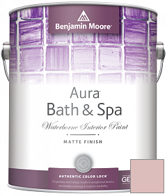 Краска Benjamin Moore Aura Bath & Spa Interior Paint Matte Finish (532) цвет 2092-60 Georgia Pink