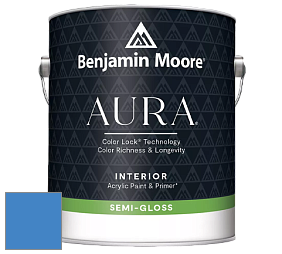 Benjamin Moore Aura 528 Waterborne Interior Semi-gloss Finish краска цвет NCS S 2060-R80B 